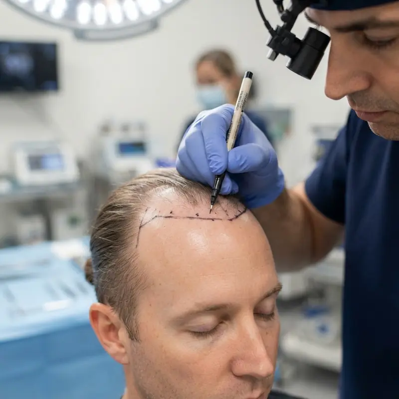 Natural hairline design planning